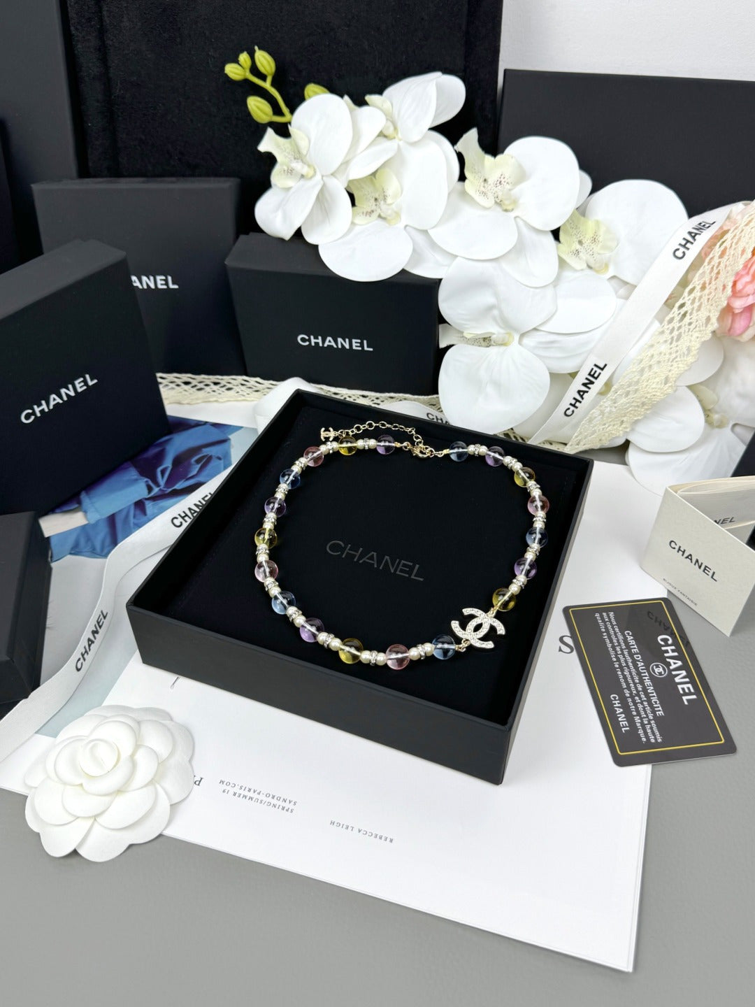 [⭐Mova]26C New Spring Collection Colorful Transparent Resin Necklace