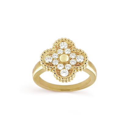 [⭐Mova]CLOVER DIAMOND RING
