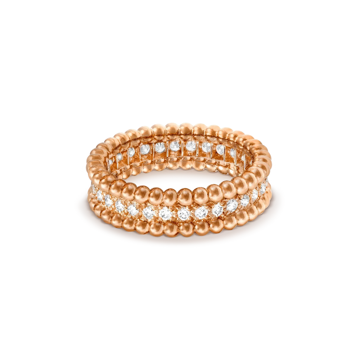 [⭐Mova]PERLEE DIAMOND ROSE GOLD RING