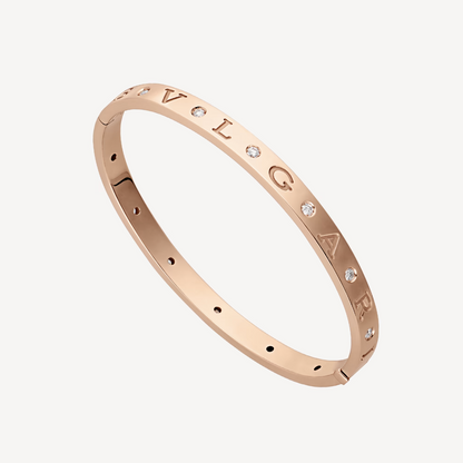 [⭐Mova]ZERO 1 PINK GOLD 12 DIAMONDS BRACELET