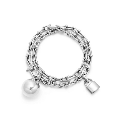 [⭐Mova Jewels]HARDWEAR SMALL WRAP SILVER BRACELET