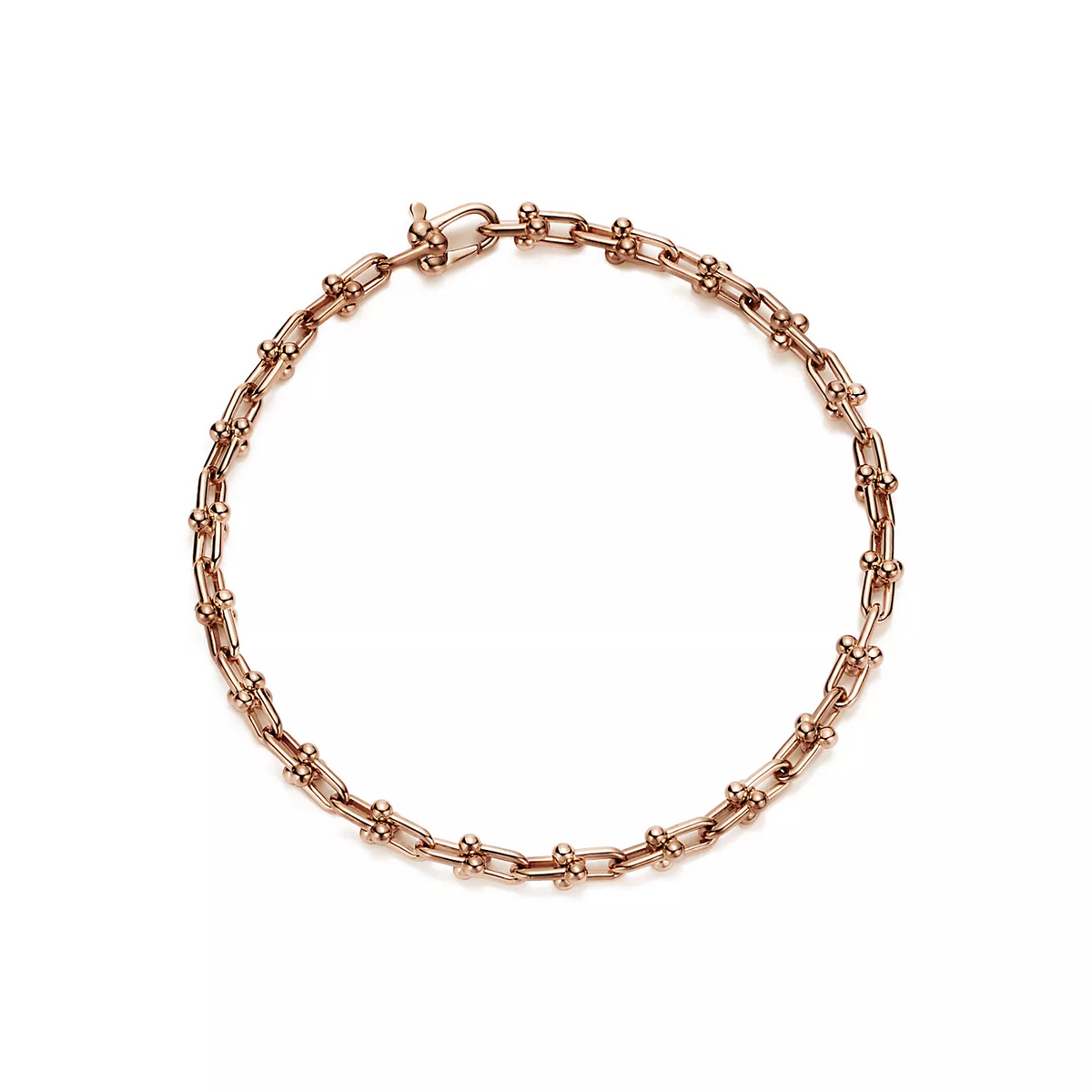 [⭐Mova Jewels]HARDWEAR MICRO LINK 44 MOTIF PINK GOLD BRACELET