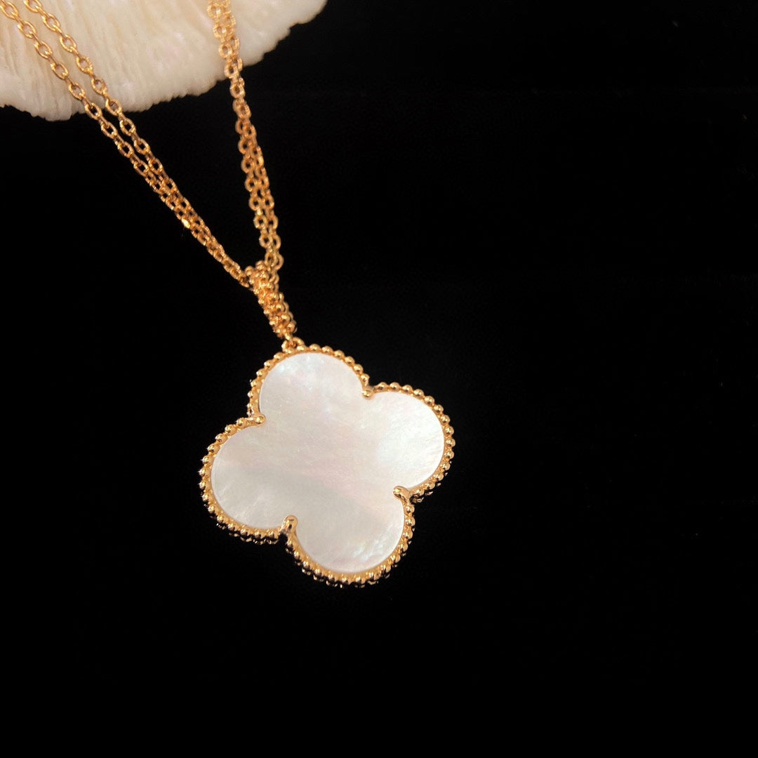 [⭐Mova]CLOVER 25MM MOP LARGE PENDANT NECKLACE