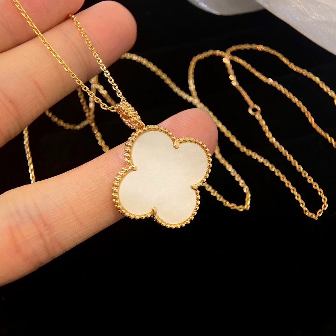 [⭐Mova]CLOVER 25MM MOP LARGE PENDANT NECKLACE