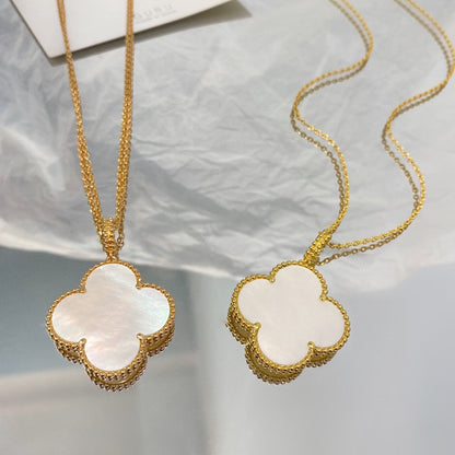 [⭐Mova]CLOVER 25MM MOP LARGE PENDANT NECKLACE