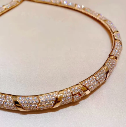 [⭐Mova]HAUTE COUTURE GOLD SERPENTI NECKLACE