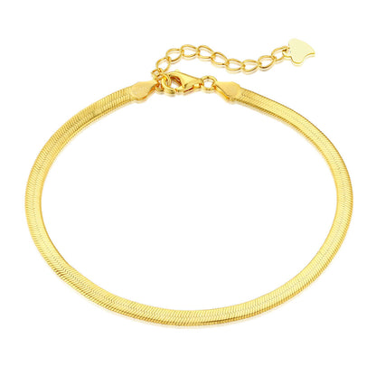 [⭐Mova Jewelry]Flat Snake Bone Chain Blade Necklace
