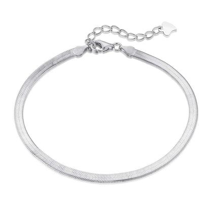 [⭐Mova Jewelry]Flat Snake Bone Chain Blade Necklace
