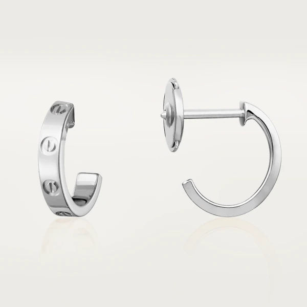 [⭐Mova]LOVE EARRINGS 2.65MM SILVER