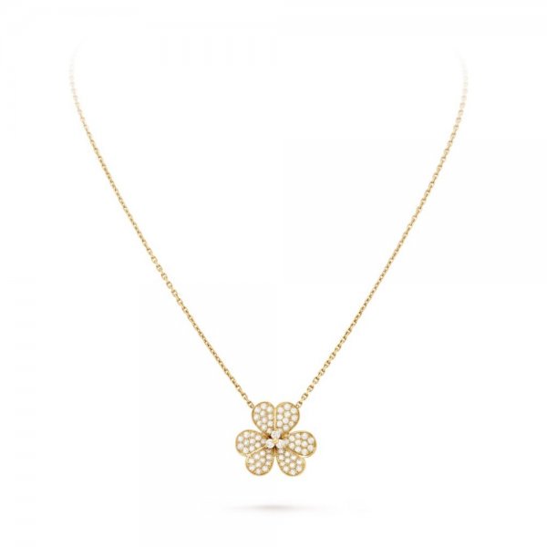 [⭐Mova]FLOWER DIAMOND NECKLACE