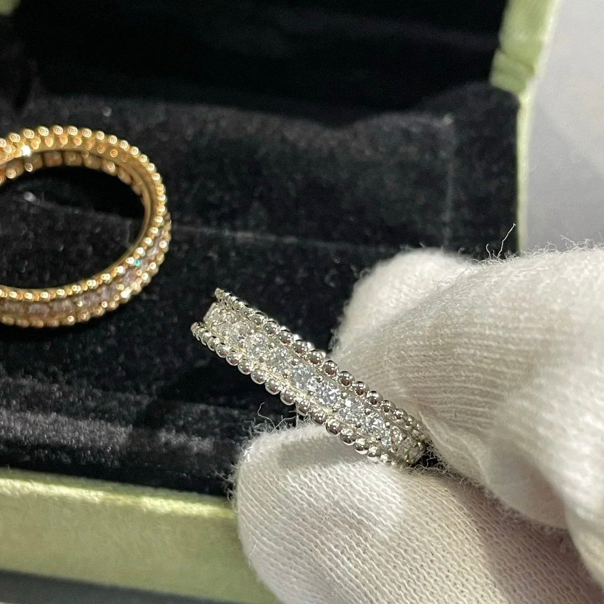 [⭐Mova]PERLEE DIAMOND ROSE GOLD RING