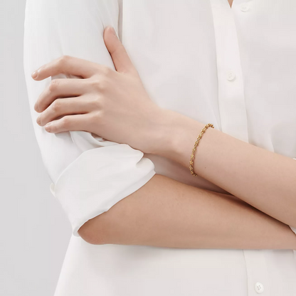 [⭐Mova Jewels]HARDWEAR MICRO LINK 44 MOTIF GOLD BRACELET