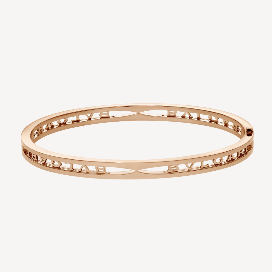 [⭐Mova]ZERO 1 SPIRAL LOGO PINK GOLD BRACELET