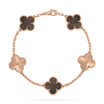 [⭐Mova] CLOVER 5 MOTIF GRAY MOP BRACELET COLLECTION