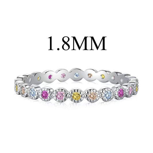 [⭐Mova Jewelry]Unique Scintillating Round Cut Daily Ring