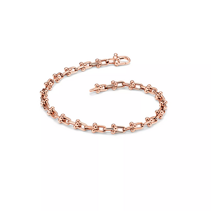 [⭐Mova Jewels]HARDWEAR MICRO LINK 44 MOTIF PINK GOLD BRACELET