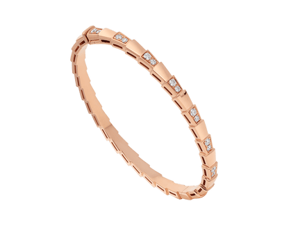 [⭐Mova]SERPENTI SMALL BRACELET PINK GOLD DIAMOND