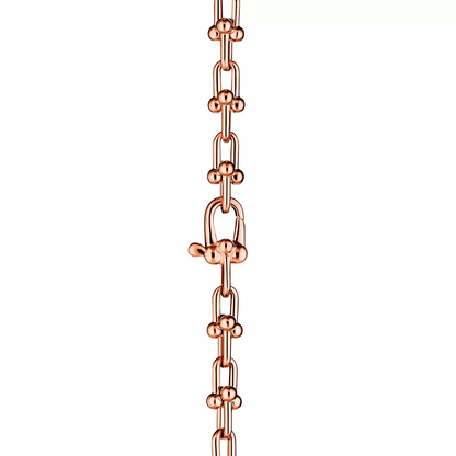 [⭐Mova Jewels]HARDWEAR MICRO LINK 44 MOTIF PINK GOLD BRACELET