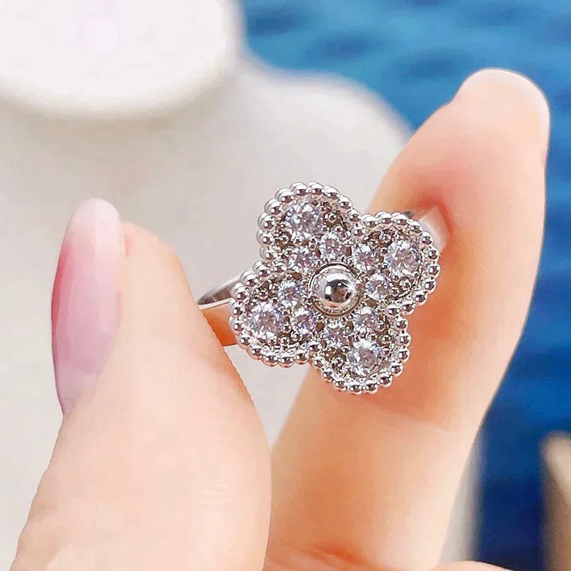[⭐Mova]CLOVER DIAMOND RING