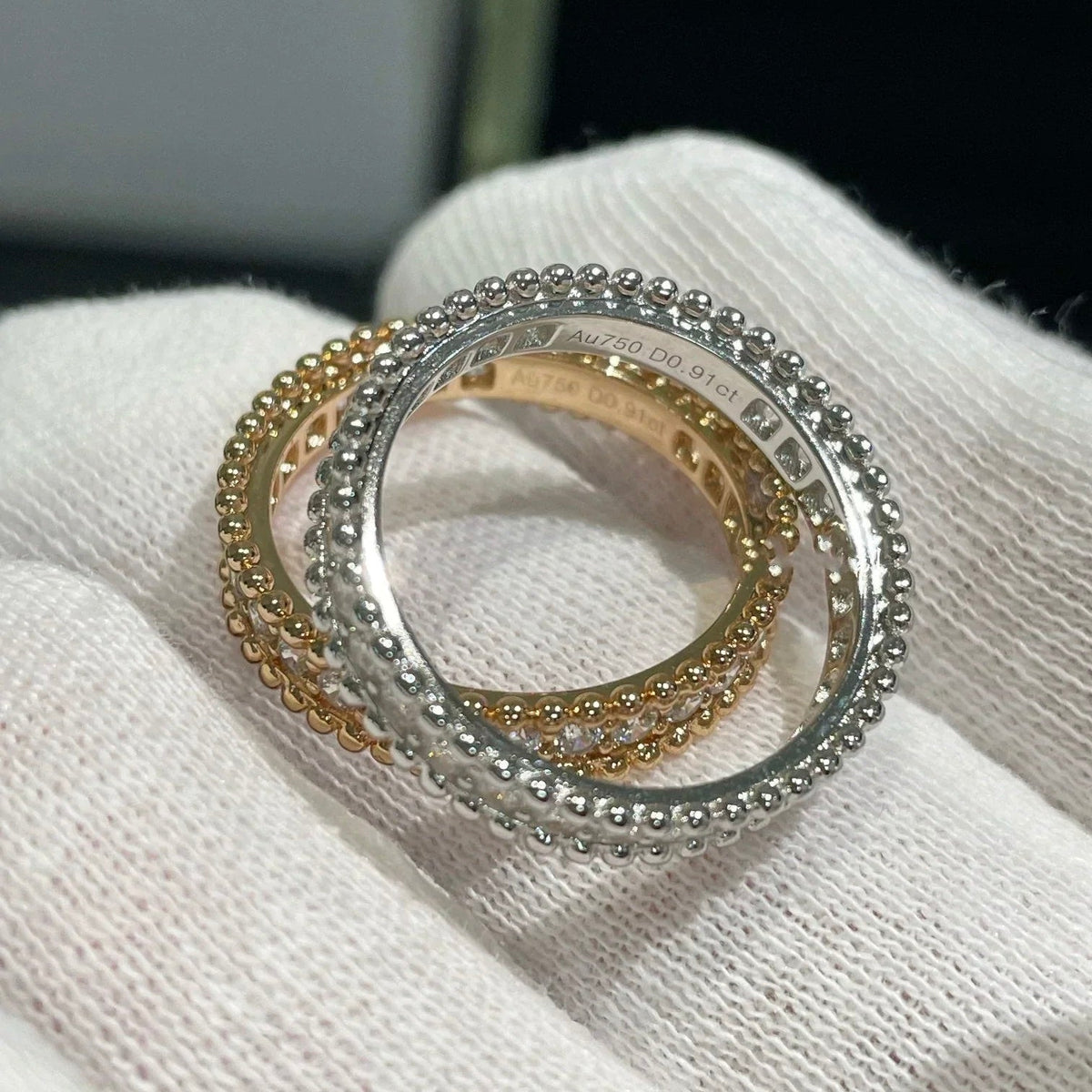 [⭐Mova]PERLEE DIAMOND ROSE GOLD RING