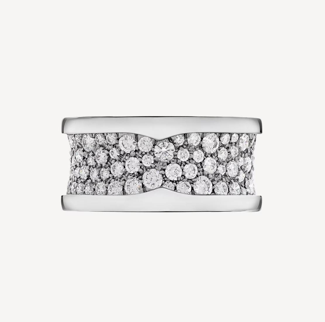 [⭐Mova]ZERO 1 WITH PAVED DIAMONDS ON THE SPIRAL RING
