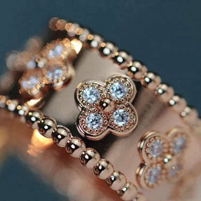 [⭐Mova]CLOVER KALEIDOSCOPE RING 10MM