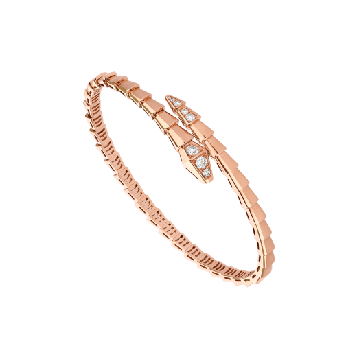 [⭐Mova]SERPENTI BRACELET DIAMONDS PINK GOLD