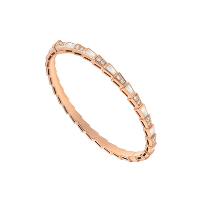 [⭐Mova]SERPENTI BRACELET PINK GOLD MOP DIAMOND