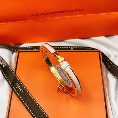 [⭐Mova]CLASSIC HM CLIC  PINK 8MM ENAMEL BRACELET