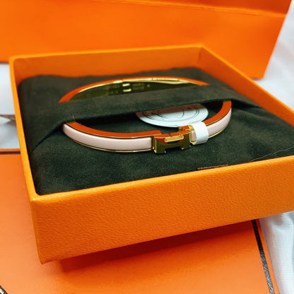 [⭐Mova]CLASSIC HM CLIC  PINK 8MM ENAMEL BRACELET