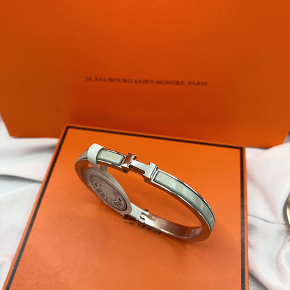 [⭐Mova]CLASSIC HM CLIC GREEN 8MM ENAMEL BRACELET