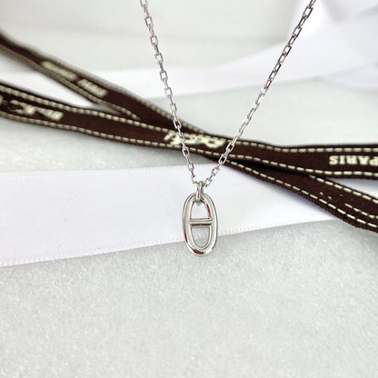 [⭐Mova]HM PIG NOSE NECKLACE