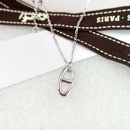 [⭐Mova]HM PIG NOSE NECKLACE