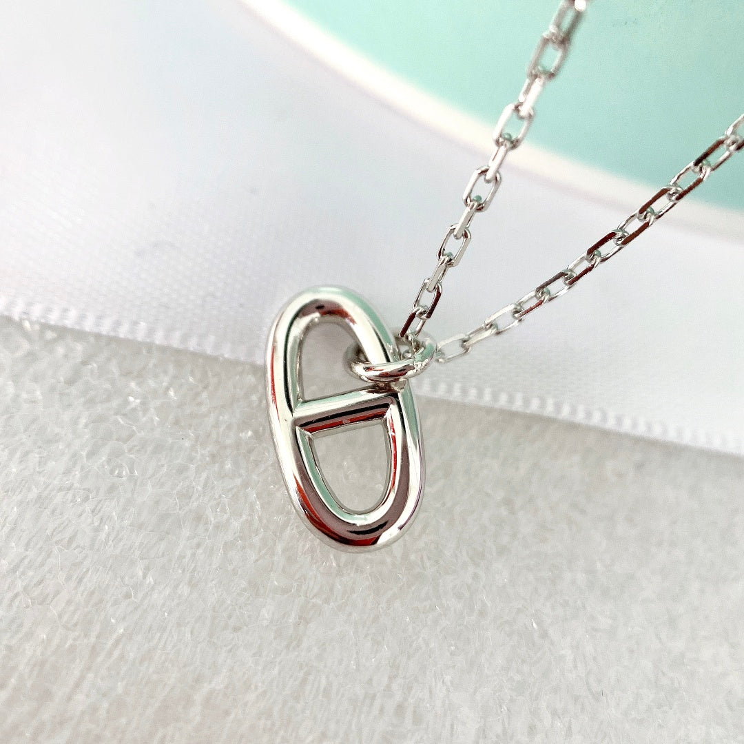 [⭐Mova]HM PIG NOSE NECKLACE