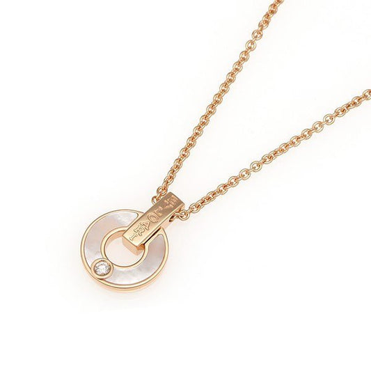 [⭐Mova]GARI NECKLACE PINK GOLD MOP