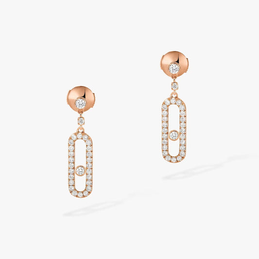 [⭐Mova]DORMEUSES MOVE UNO DIAMOND EARRINGS