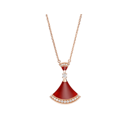 [⭐Mova]DREAM NECKLACE CARNELIAN DIAMOND