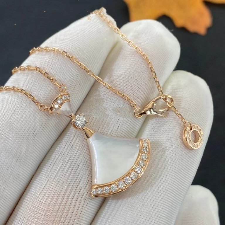 [⭐Mova]DREAM NECKLACE MOP PINK GOLD DIAMOND