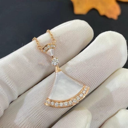 [⭐Mova]DREAM NECKLACE MOP PINK GOLD DIAMOND