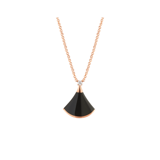 [⭐Mova]DREAM NECKLACE ONYX 1 DIAMOND