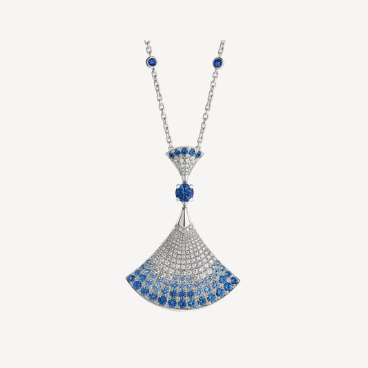 [⭐Mova]DREAM NECKLACE AGATE SILVER DIAMOND