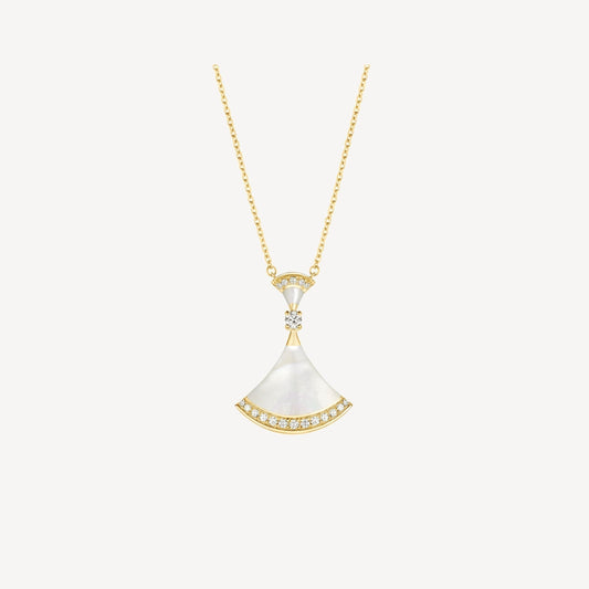 [⭐Mova]DREAM NECKLACE MOP GOLD DIAMOND