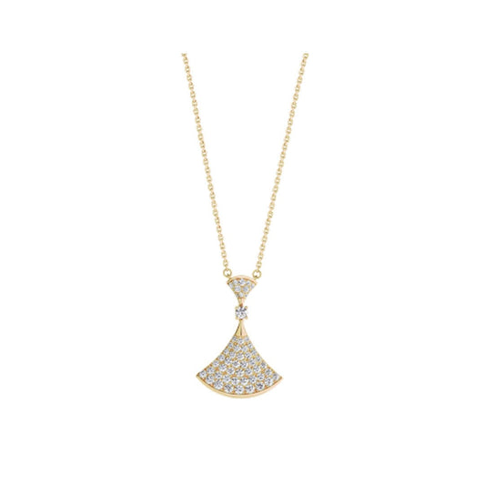 [⭐Mova]DREAM NECKLACE GOLD FULL DIAMOND