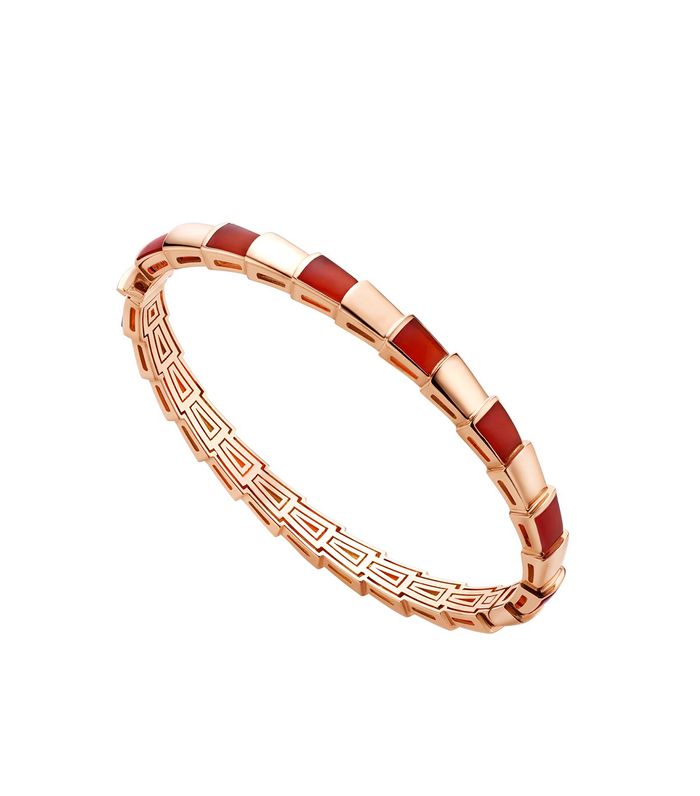 [⭐Mova]SERPENTI BRACELET PINK GOLD RUBELLITE