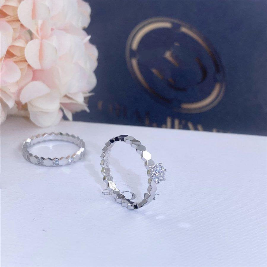 [⭐Mova]BEE LOVE RING SILVER 1 DIAMOND