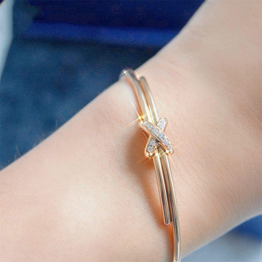 [⭐Mova]JEUX DE BRACELET PINK GOLD DIAMONDS