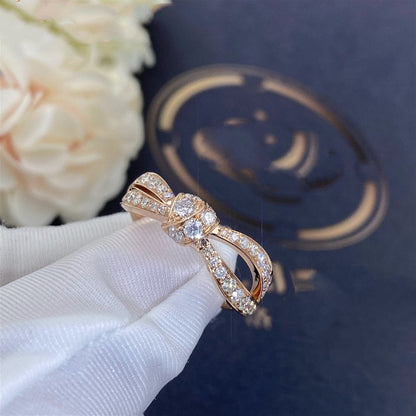 [⭐Mova]LIENS PINK GOLD DIAMOND RING