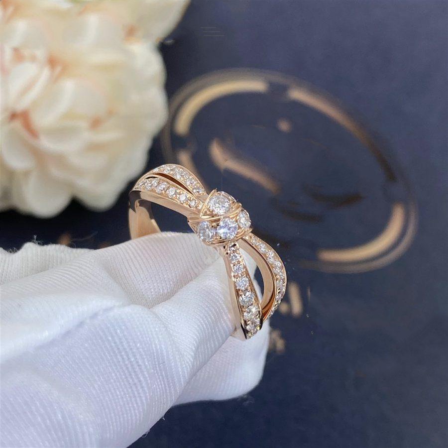[⭐Mova]LIENS PINK GOLD DIAMOND RING