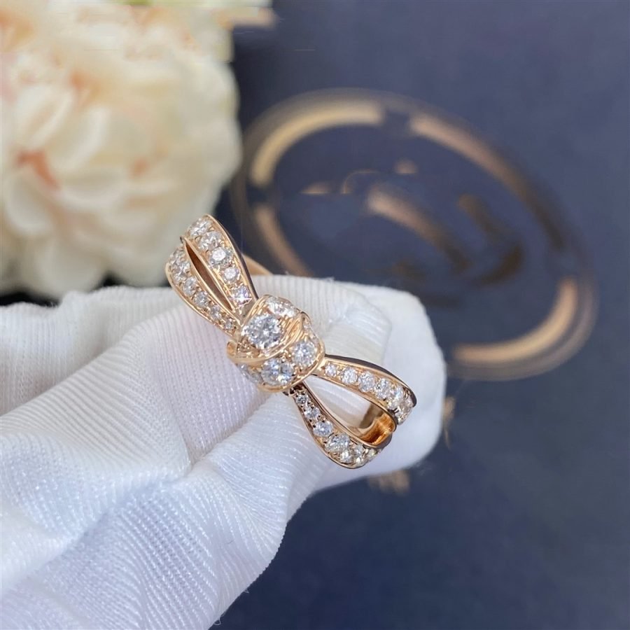 [⭐Mova]LIENS PINK GOLD DIAMOND RING