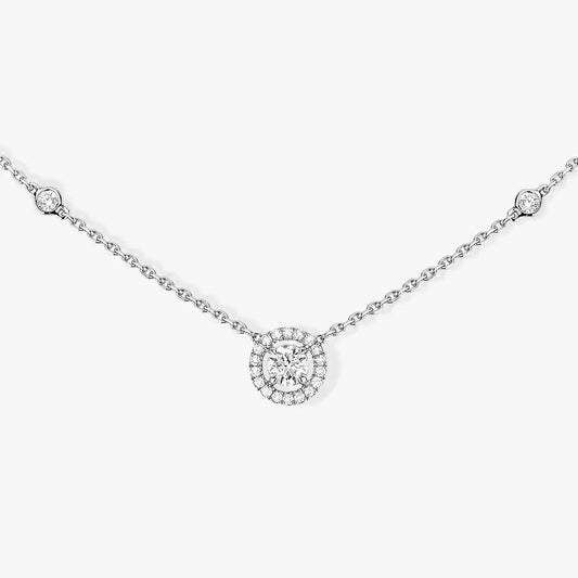[⭐Mova]Diamond Necklace 0,20ct Brilliant Shape Joy